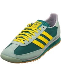 adidas - Sl 72 Og Womens Fashion Trainers In Green Yellow - 6.5 Uk - Lyst