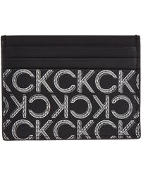 Calvin Klein - Porta carte di credito in pelle 10 cm - Lyst