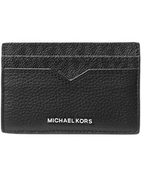Michael Kors - Hudson Notched Money Clip Card Case - Lyst