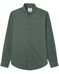 Springfield - Camisa Daily Microprint Vestir popelín - Lyst
