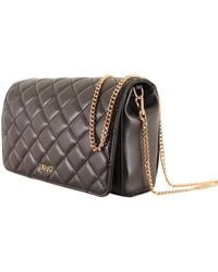 Liu Jo - Cross Boddy Schultertasche Umhängetasche CALIWEN Schwarz Kunstleder - Lyst