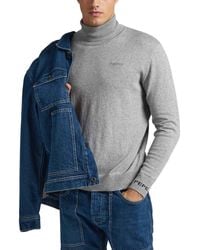Pepe Jeans - Lange Ärmel Andre Turtle Neck - Lyst