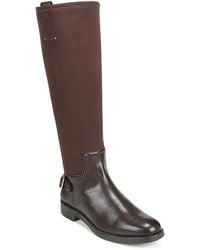 Franco Sarto - S Merina Knee High Riding Boots Castagno Brown Wide Calf 5.5 M - Lyst