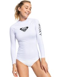Roxy - Whole Hearted Long Sleeve Upf 50 Rashguard Rash Guard Shirt - Lyst