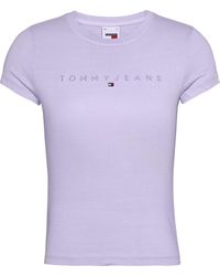 Tommy Hilfiger - Tjw Slim Tonal Linear Tee T-Shirt - Lyst