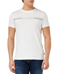 Tommy Hilfiger - T- Shirt à Rayures sur la Poitrine S/S - Lyst