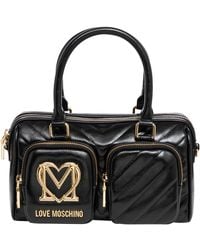 Love Moschino - MOSCHINO Borsa donna a mano/tracolla Love nero B25MO143 JC4321PP0LKM0000 PICCOLA - Lyst