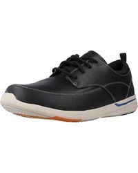 Skechers - Elent Leven Trainers S Casual Lace Up Shoes Black 10 - Lyst