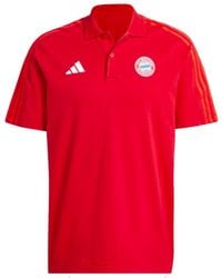 adidas - 2024–2025 FC Bayern München DNA Polo Fußball Fußball T-Shirt Trikot - Lyst