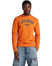 G-Star RAW - Skeleton Dog Graphic Sweatshirt - Lyst