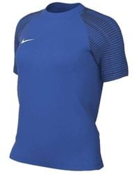 Nike - FZ4887-463 Maglia Academy DF SS W T-Shirt Donna Royal Blue/White Taglia XL - Lyst