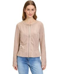 Betty Barclay - Blazer-Jacke mit Reißverschluss Powder Pearl,40 - Lyst