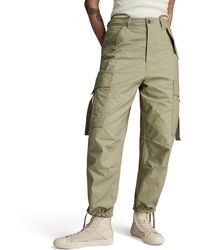 G-Star RAW - Cargo Cropped Drawcord Pant - Lyst