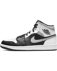 Nike - Air 1 Mid "white Shadow" Shoes - Lyst