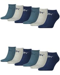 PUMA - Sneaker Socken im Retro Design knöchelhoch für 6er Pack - Lyst
