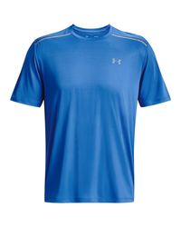 Under Armour - S Tech Reflective Short Sleeve T-shirt Blue L - Lyst