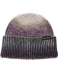 Calvin Klein - Soft Designer Everyday Essential Beanie Hat Cold Weather - Lyst