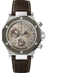 Guess - Herren Chronograph Quarz Uhr mit Leder Armband X72026G1S - Lyst