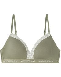 Women'secret - Sujetador Triangular Charming Algodón Bra - Lyst