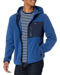 Tommy Hilfiger - Mens Hooded Performance Fleece Jacket - Lyst