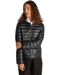 Tommy Hilfiger - 's Modern Short Quilted Jacket With Button Placket - Lyst