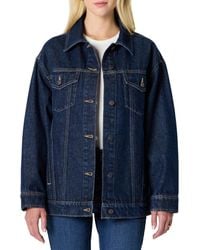 Amazon Essentials - Giacca Trucker in Denim Rigido - Lyst