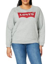 Levi's Graphic Crew Sweatshirt in Blue - Lyst