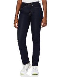 Levi's 314 Shaping Straight Vaqueros Mujer - Negro