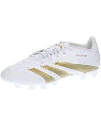 adidas - Fussballschuhe Predator Club FxG Ftwr White/Gold Met./Ftwr White 36 - Lyst