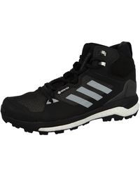 adidas - Terrex Skychaser 2 Mid Gore-TEX Shoes Core Black/Halo Silver/Dark Grey Heather Solid Grey 7 D - Lyst