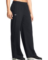 Under Armour - Rival Wide Leg Pants, - Lyst