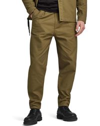 G-Star RAW - Pantalones Pleated Chino Relaxed Para Hombre - Lyst