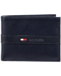 Tommy Hilfiger - Leather Wallet-bifold With Rfid Blocking Protection - Lyst