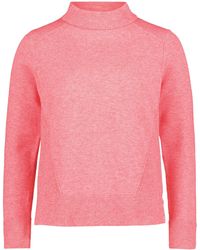 Betty Barclay - Feinstrickpullover mit Rippenstruktur Red Melange,48 - Lyst