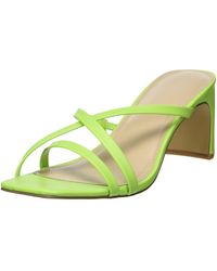 The Drop Womens Avis Square Toe Strappy High Heeled Sandal