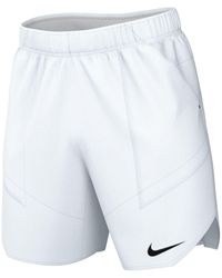 Nike - Nkct Df Advtg Shorts 7in White/black Xl - Lyst
