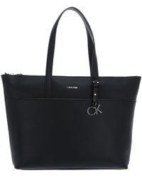 Calvin Klein - Sac Ck Must Shopper Large Fermeture Éclair - Lyst