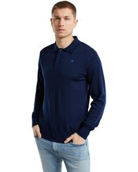 G-Star - G-Star para Hombre Premium Core Dunda Knitted Polo - Lyst