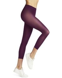FALKE - Pure Matt 50 Den Capri W Le Semi-opaque Plain 1 Pair Leggings - Lyst
