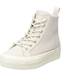 Calvin Klein - Jeans Sneakers Vulcanizzate Donna Bold Mid Flatform Laceup Scarpe - Lyst