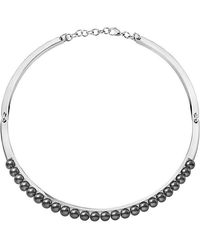 Calvin Klein Collana da donna Circling Choker in acciaio INOX e Acciaio - Metallizzato