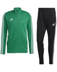 adidas - Fußball Tiro 23 League Trainingsanzug Jacke Hose grün schwarz Gr XL - Lyst