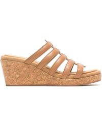 Hush Puppies - Weidenrutsche Sandalen mit Absatz - Lyst