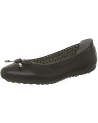 geox piuma leather ballet flats