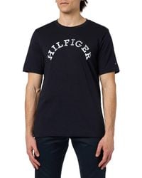 Tommy Hilfiger - Hilfiger Arched Tee Mw0mw34432 S/s T-shirts - Lyst