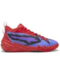 PUMA - Scoot Zeros Pred Baskets de basketball pour homme Violet/rouge - Lyst