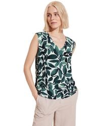 Street One - Sommer Bluse mit Print - Lyst