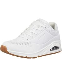 Skechers - Uno Stand On Air Sneakers Bianche Sintetiche Da Donna - Lyst