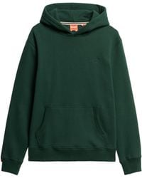 Superdry - Essential Hoodie mit Logo Emaillegrün XL - Lyst