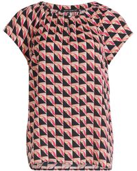 Betty Barclay - Casual-Bluse mit Muster Pink/Dark Blue,36 - Lyst